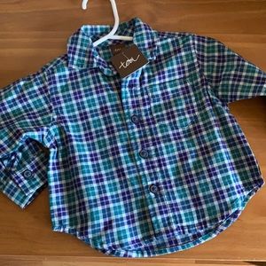 NWT boutique button down shirt for boys